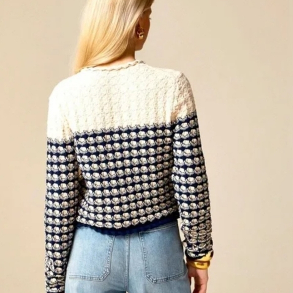 J.Crew Textured Crochet Lady Jacket - Picture 4 of 4